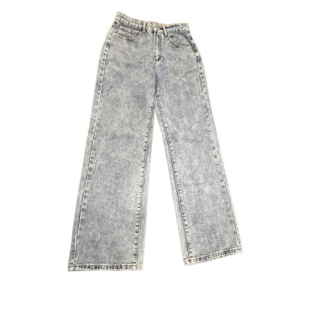 Wide Leg High Waisted Baggy Fit Women's Jeans Size 6